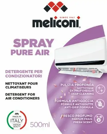 Спрей за почистване на климатици Meliconi