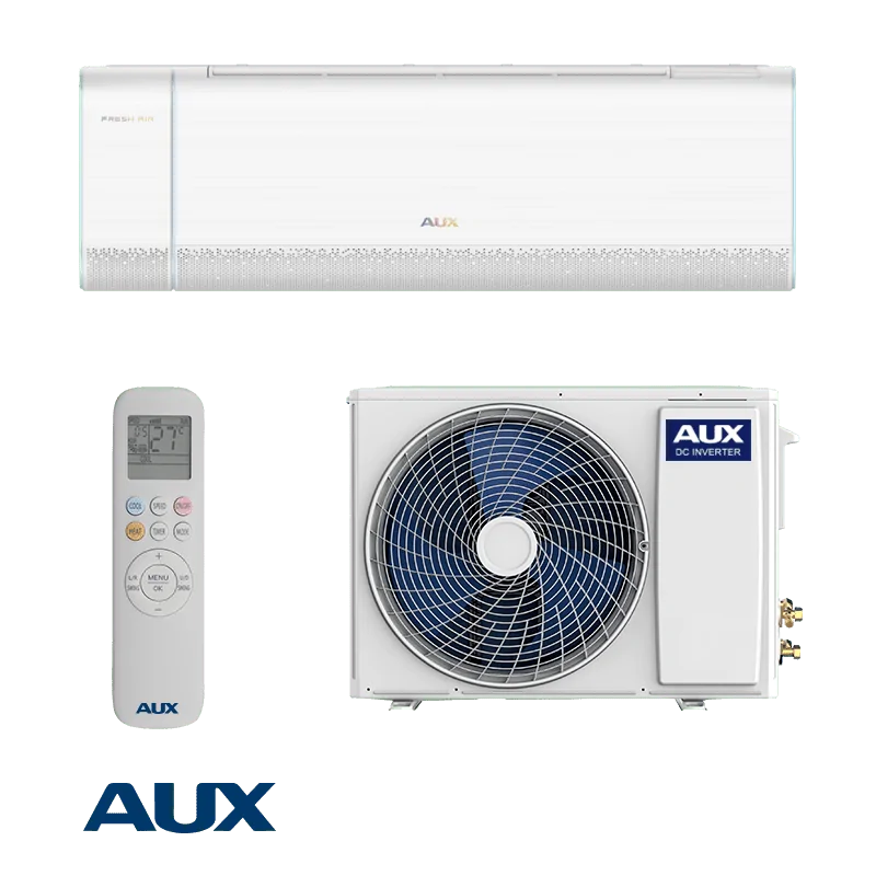 AUX Q-Plus ASW-H12C5C4/BQAR3DI-C1 Fresh Air Дизайнерски климатици БакаловКлима