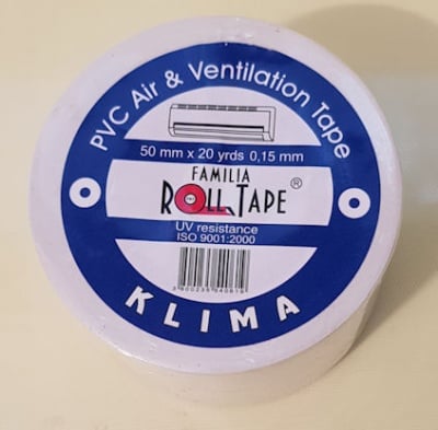 Лента бандажна 50mm x 20m x 0.15mm, лепяща bakalovclima.com Лента бандажна 50mm x 20m x 0.15mm, лепяща Консумативи и аксесоари БакаловКлима