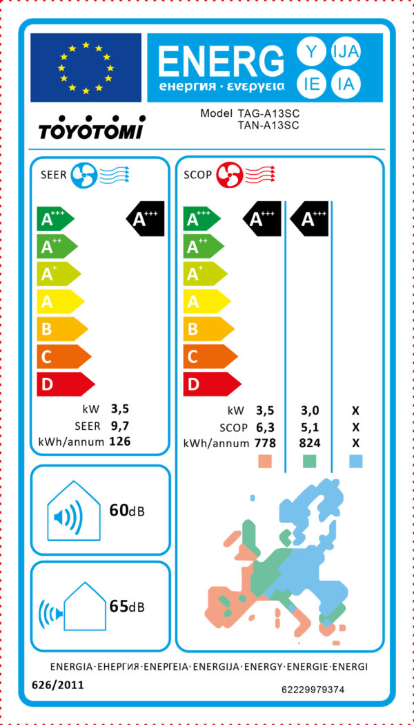 TOYOTOMI TAN/TAG-A13SC Sedai Инверторни климатици БакаловКлима 25
